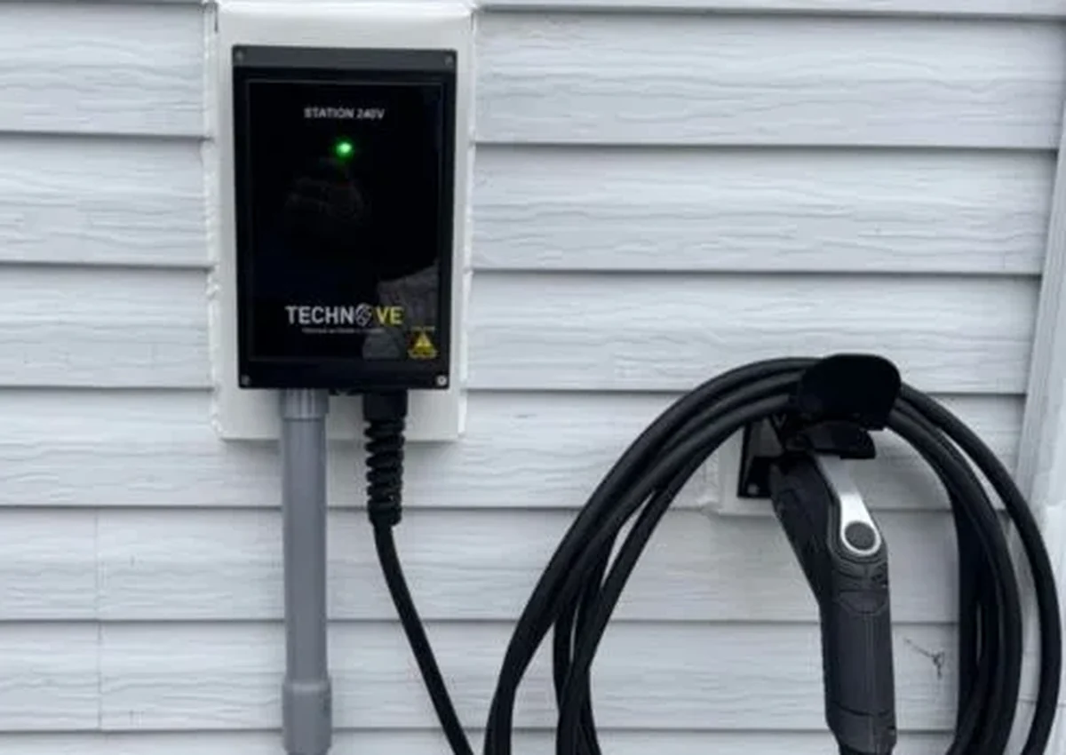 Installation de borne de recharge
